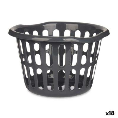 Mand Kipit Antraciet Polypropyleen 27 L (18 Stuks)