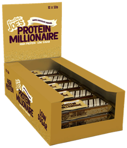 Mountain Joe&apos;s Protein Millionaire White Chocolate Caramel (10 x 50 g)