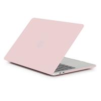 Laptop Frosted stijl PC beschermende case voor MacBook Pro 13 3 inch A1989 (2018) (lichtroze)