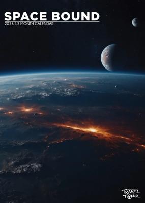 Space Bound A3 Kalender 2026