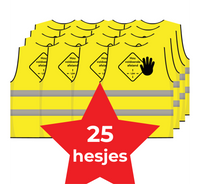 Houd 1,5 meter afstand hesje - Voordelige keuze - 25 hesjes - thumbnail