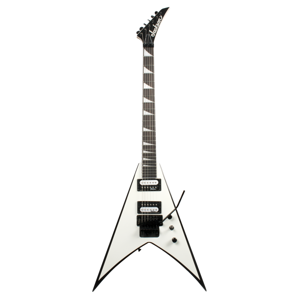 Jackson JS32 King V Floyd Rose White w. Black Bevels