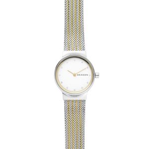 Skagen SKW2698 Horloge Freja staal zilver-en goudkleurig 26 mm