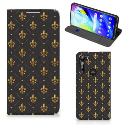 Motorola Moto G8 Power | Hoesje met Magneet | Franse Lelie