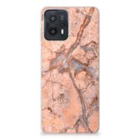 Motorola Moto G23 | G13 | TPU | Siliconen hoesje | Marmer Oranje