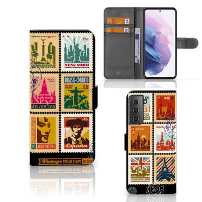 Samsung Galaxy S21 Plus | Flip Cover | Postzegels