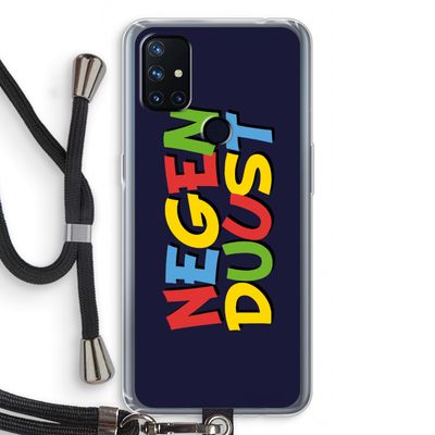 90's One: OnePlus Nord N10 5G Transparant Hoesje met koord