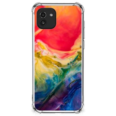 Back Cover Samsung Galaxy A03 Watercolor Dark Back Cover Samsung Galaxy A03 Watercolor Dark
