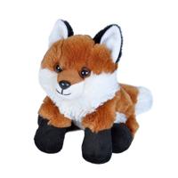 Wild Republic Pluche vos knuffel - rood - 18 cm - Dieren knuffels