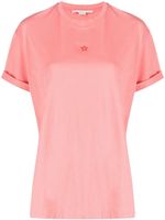 Stella McCartney t-shirt à étoiles brodées - Rose