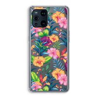 Tropisch 2: Oppo Find X3 Transparant Hoesje
