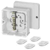 Hensel 6000039 Verdeeldoos Halogeenvrij, Verzegelbaar (l x b) 88 mm x 88 mm 1 stuk(s)