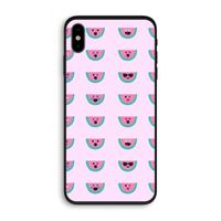 Smiley watermeloenprint: iPhone XS Biologisch afbreekbaar hoesje