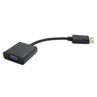 Value 12.99.3135 DisplayPort-kabel DisplayPort / VGA Adapterkabel DisplayPort-stekker, VGA-bus 15-polig 0.15 m Zwart