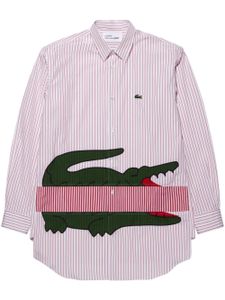 Comme Des Garçons Shirt chemise à imprimé effet peau de crocodile - Rouge