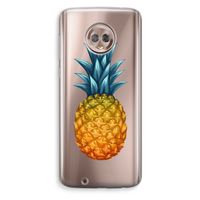 Grote ananas: Motorola Moto G6 Transparant Hoesje
