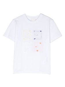 Givenchy Kids t-shirt à logo brodé - Blanc