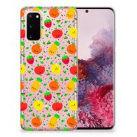 Samsung Galaxy S20 Siliconen Case Fruits