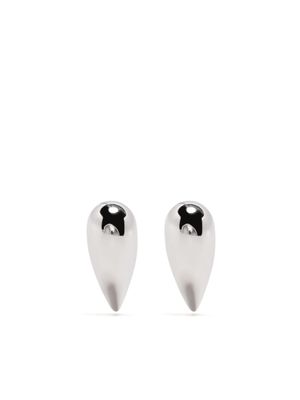 Eshvi boucles d'oreilles pendantes à fini poli - Argent