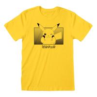 Pokemon T-Shirt Pikachu Katakana Size M