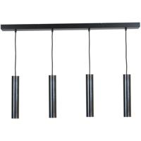 Masterlight Eettafel hanglampRun 4-lichts gunmetal cilinders - 2381-05-66-100-4