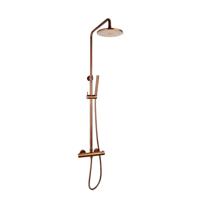 Regendoucheset Opbouw Sanilux Blair Thermostatisch Douchekop 25 cm Brons Sanilux Regendoucheset Opbouw Sanilux Blair Thermostatisch Douchekop 25 cm Brons Sanilux