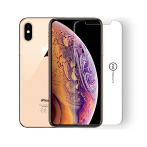 Screenprotector geschikt voor iPhone XS - Tempered Glass - Beschermglas - Glas - Transparant