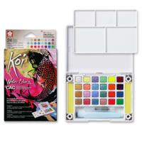 Set voor Aquarelschilderijen Talens Sakura Koi Water Colors Multicolour