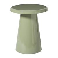 Bijzettafel metaal groot - groen - ø34.5x40.5 cm