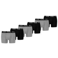 Puma Boxershorts Everyday Basic 6-pack Grey Melange / Black-XXL