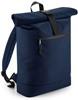 Atlantis BG286 Recycled Roll-Top Backpack - Navy - 32 x 44 x 13 cm