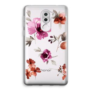 Geschilderde bloemen: Honor 6X Transparant Hoesje