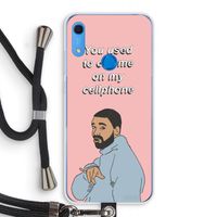 Hotline bling: Huawei Y6s Transparant Hoesje met koord