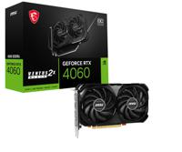 MSI GeForce RTX 4060 VENTUS 2X BLACK 8G OC grafische kaart 1x HDMI, 3x DisplayPort, DLSS 3 - thumbnail