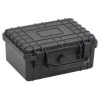 Flightcase draagbaar 24x19x11 cm PP zwart