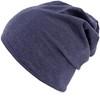 Brain Waves BW8021 Organic Cotton 24/7 Beanie - Heather Navy - One Size
