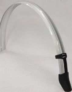 Gazelle Achterspatbord 28 pvc b50g wafel zilver