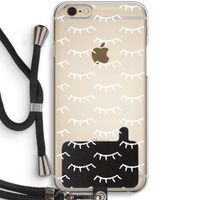 Wimpers: iPhone 6 / 6S Transparant Hoesje met koord