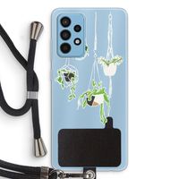 Hang In There: Samsung Galaxy A52 Transparant Hoesje met koord