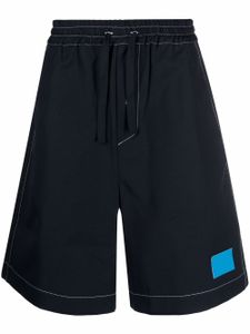 Sunnei short à teinture foncée - Bleu