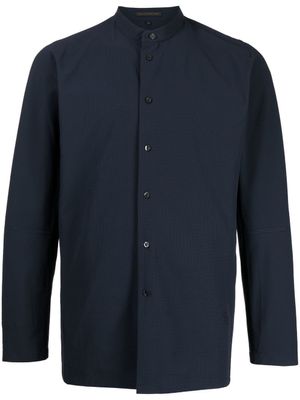 SHIATZY CHEN chemise sans col à manches longues - Bleu