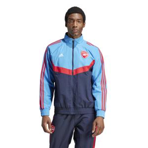 adidas Arsenal Woven Trainingsjack 2023-2024 Blauw Donkerblauw Rood