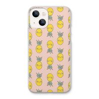 Ananas: iPhone 13 Transparant Hoesje