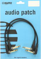 KLOTZ AIS GmbH AU-AJJ0060 audio kabel 0,6 m 2 x 6.35mm Zwart - thumbnail