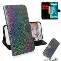 Voor Xiaomi Redmi 6 Pro effen kleur kleurrijke magnetische Buckle horizontale Flip PU lederen draagtas met houder & kaartsleuven & portemonnee & Lanya