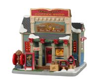 Bean Happy Coffee Shop battery operated Led Kerst LEMAX - Lemax