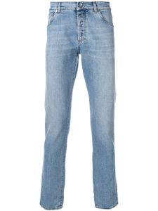 Brunello Cucinelli jean skinny à taille basse - Bleu