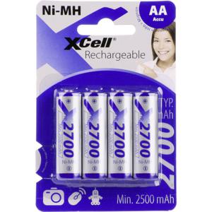 XCell X2700AA B4 Oplaadbare AA batterij (penlite) NiMH 2700 mAh 1.2 V 4 stuk(s)