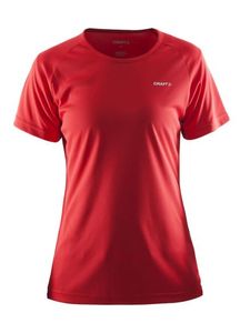 Craft Prime korte mouw hardloopshirt rood dames S