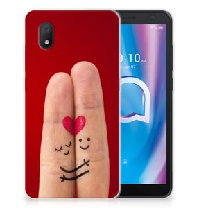 Alcatel 1B (2020) Silicone Back Cover Liefde - Origineel Romantisch Cadeau